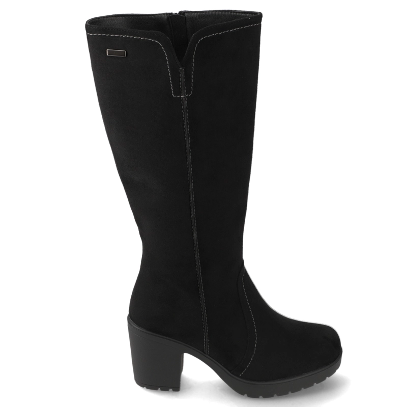 BOTA NEGRA TACO CUADRADO ALQUIMIA - 2