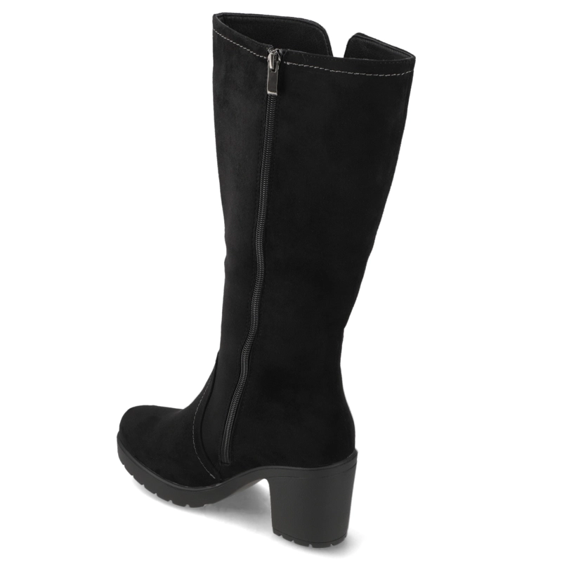 BOTA NEGRA TACO CUADRADO ALQUIMIA - 4