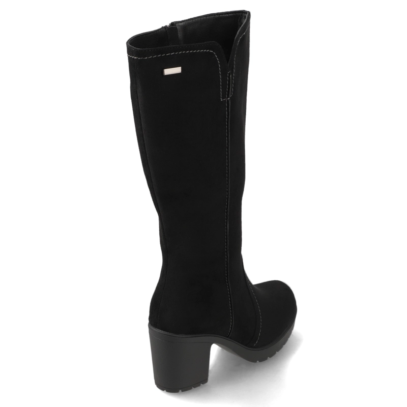 BOTA NEGRA TACO CUADRADO ALQUIMIA - 5