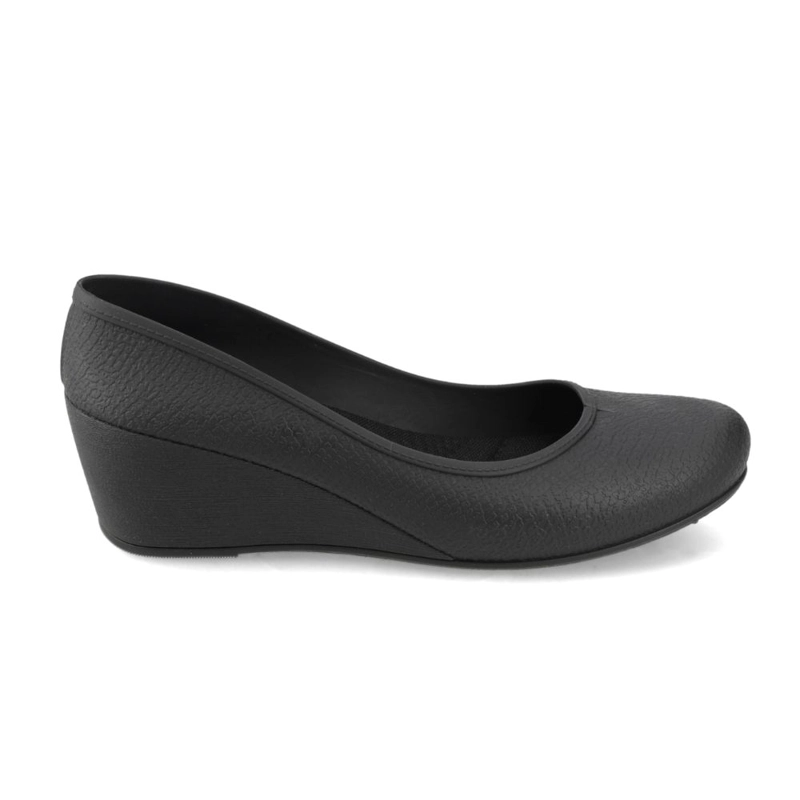ZAPATO BOAONDA TACO CUÑA NEGRO - 1