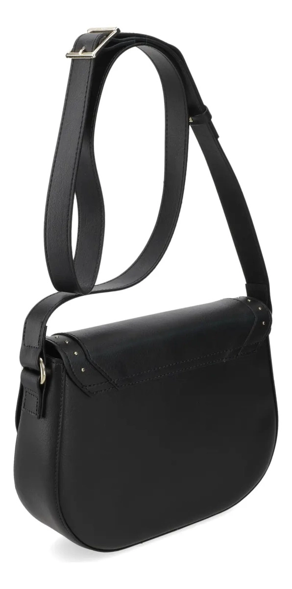 CARTERA BANDOLERA MUJER VIZZANO NEGRA CON DETALLES DE TACHAS - 3