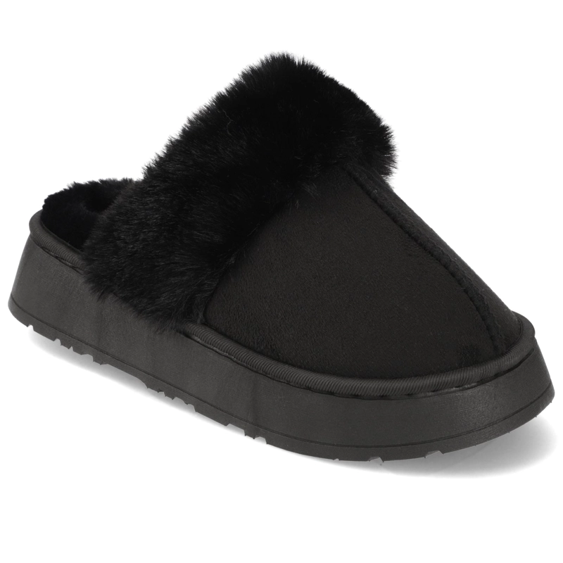 PANTUFLA SOFT WINTER NEGRA - 1