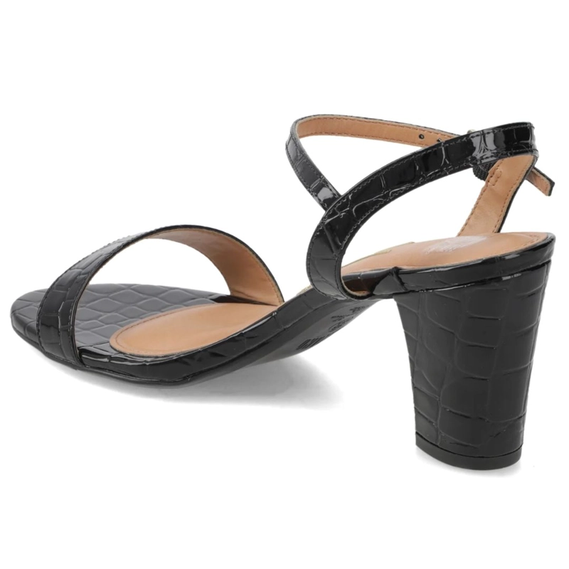 SANDALIA TACO NEGRA VIZZANO - 5