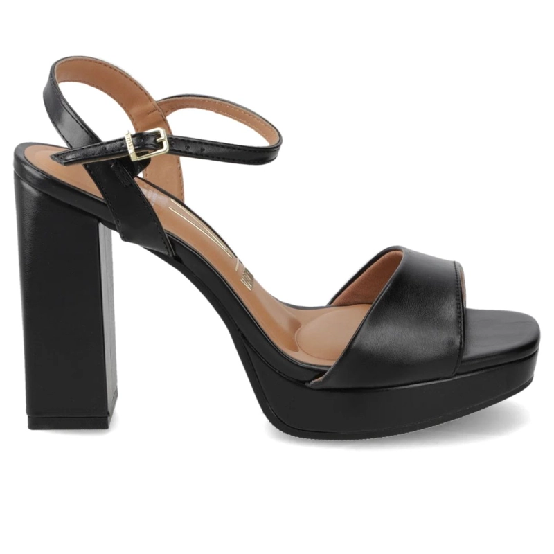 SANDALIA FIESTA TACO ANCHO NEGRO VIZZANO MUJER - 3