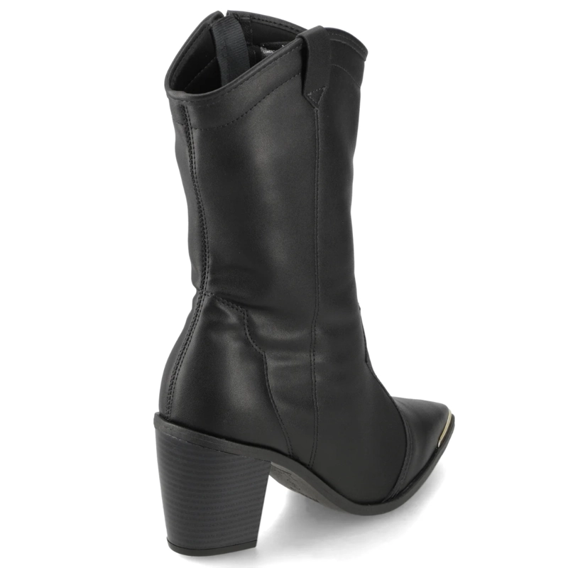 BOTA TEXANA NEGRA MOLECA - 5