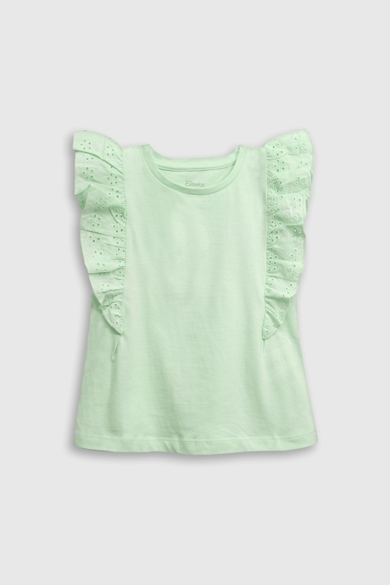POLERA ALGODÓN NIÑA COLLOKY VERDE 54855 - 1