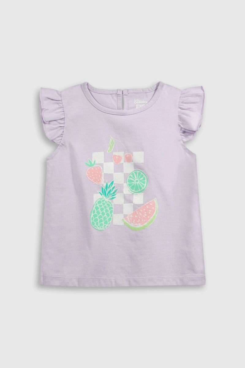 POLERA ALGODÓN NIÑA COLLOKY MORADO 54973 - 1