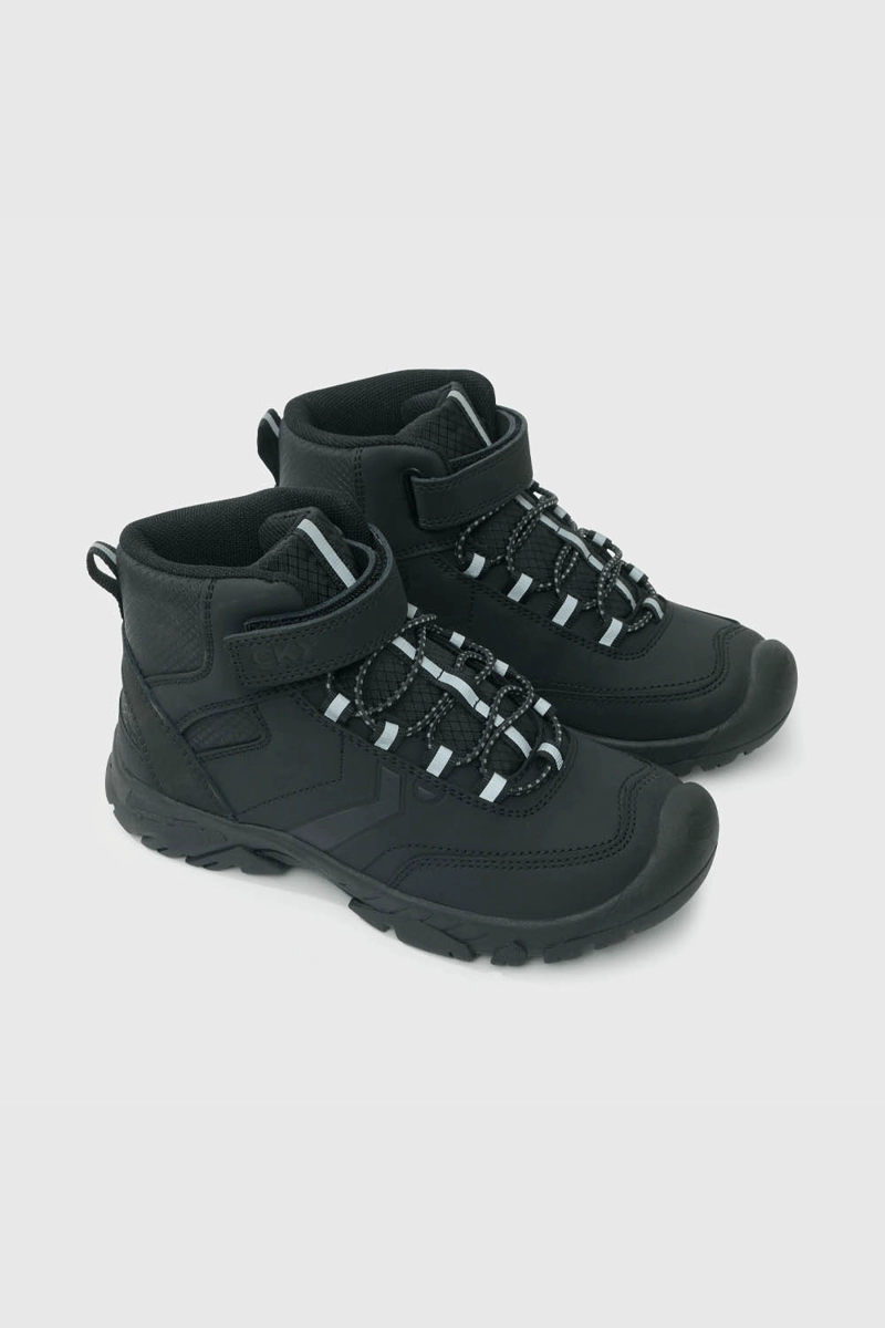 BOTIN ESCOLAR NEGRO CON VELCRO JUNIOR 2 - 1