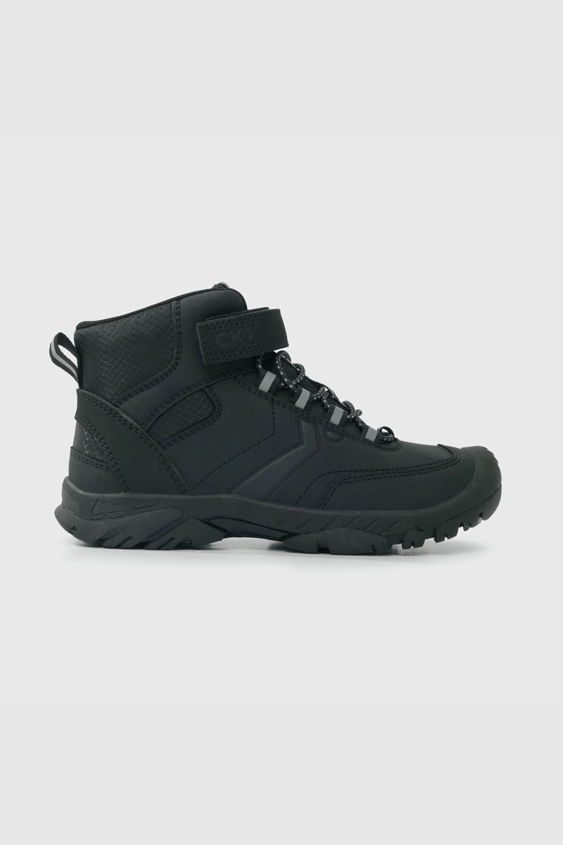 BOTIN ESCOLAR NEGRO CON VELCRO JUNIOR 2 - 2