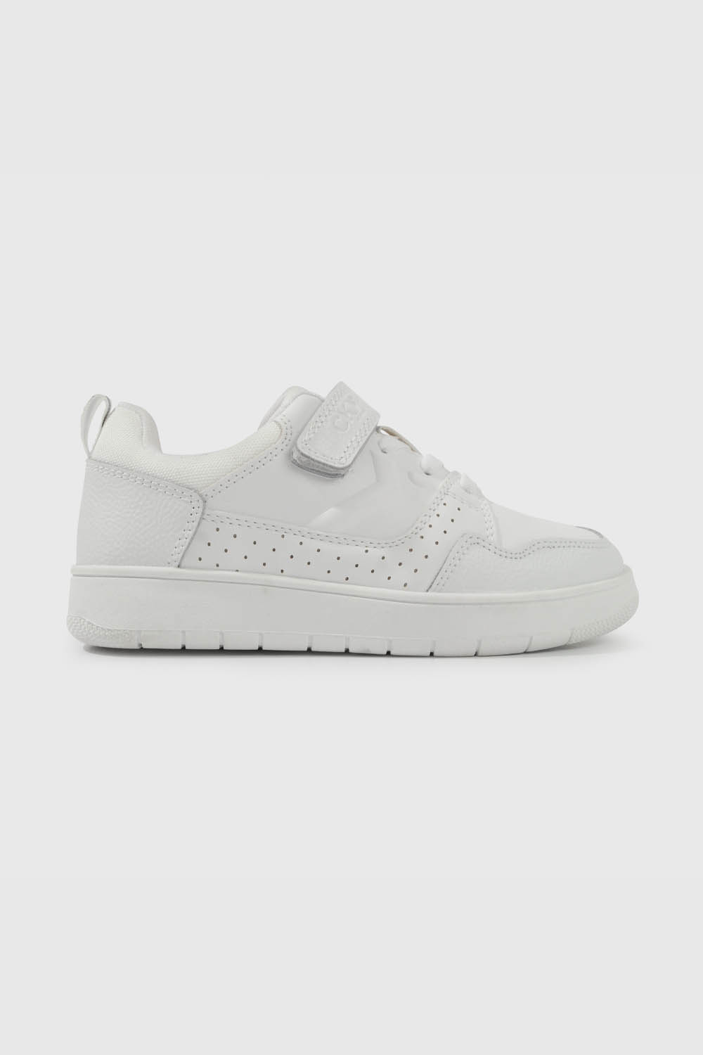 ZAPATILLA ESCOLAR BLANCA CON VELCRO UNISEX JUNIOR - 2