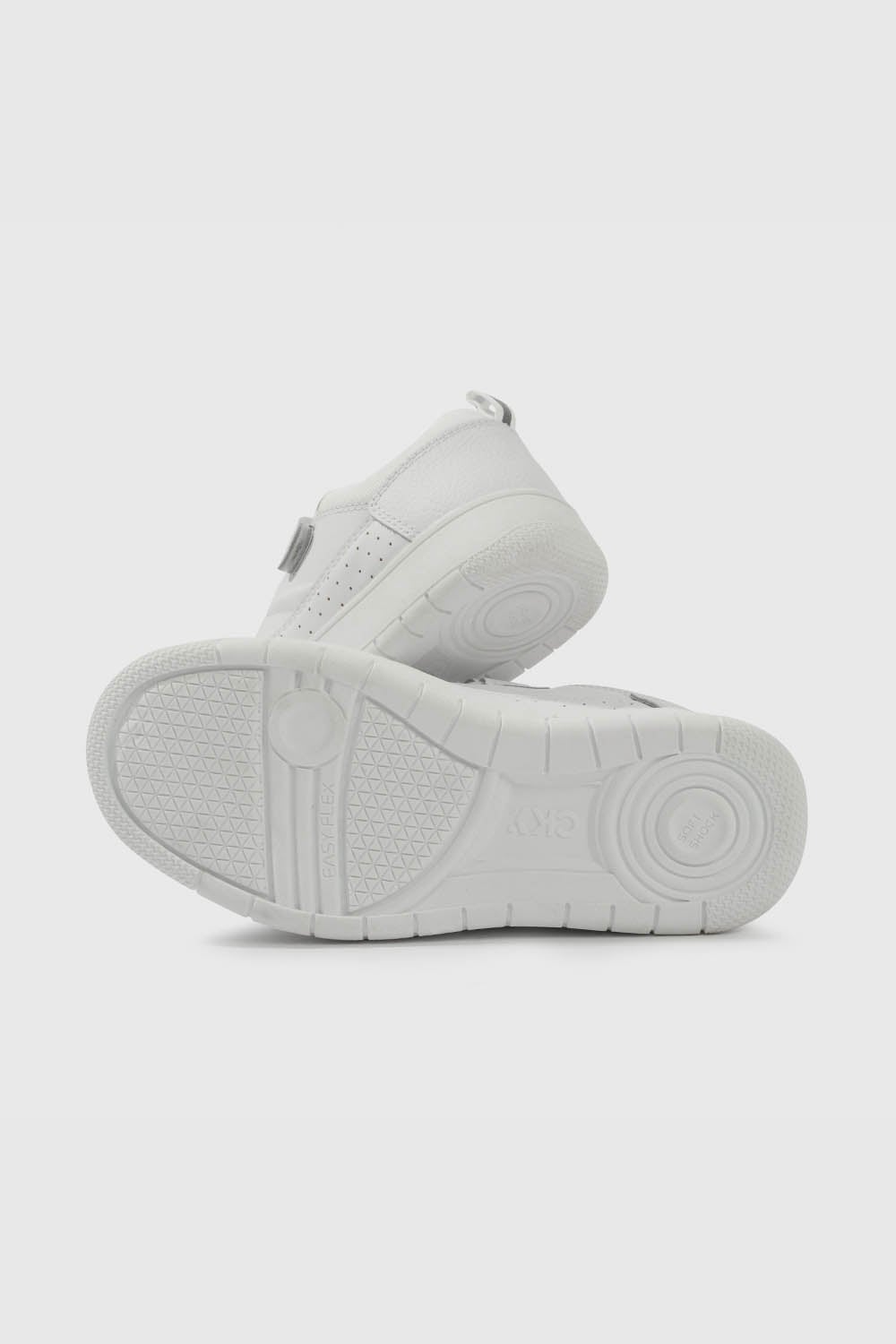 ZAPATILLA ESCOLAR BLANCA CON VELCRO UNISEX JUNIOR - 3