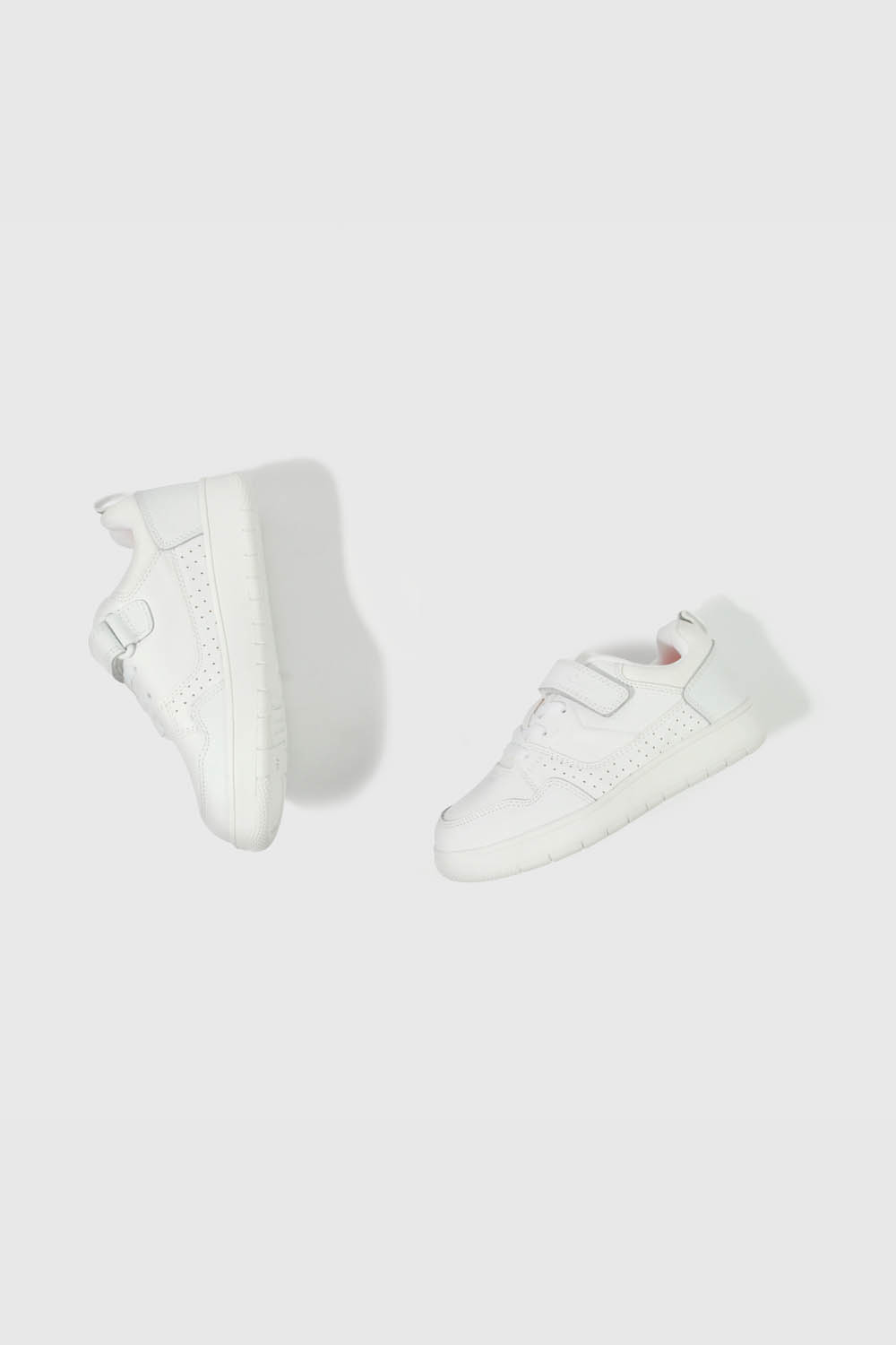 ZAPATILLA ESCOLAR BLANCA CON VELCRO UNISEX JUNIOR - 4