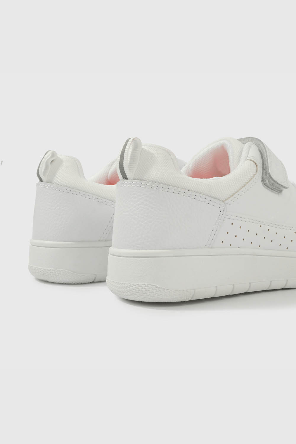 ZAPATILLA ESCOLAR BLANCA CON VELCRO UNISEX JUNIOR - 5