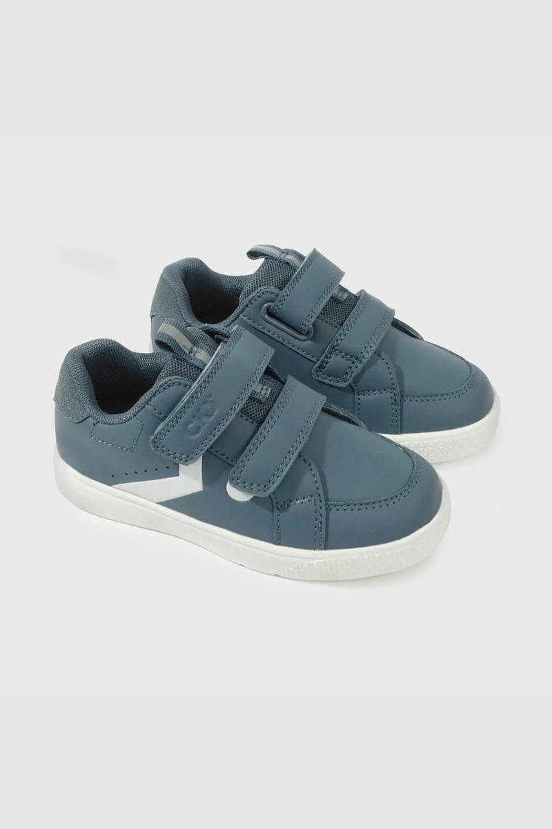 ZAPATILLA AZUL CON VELCRO - 1