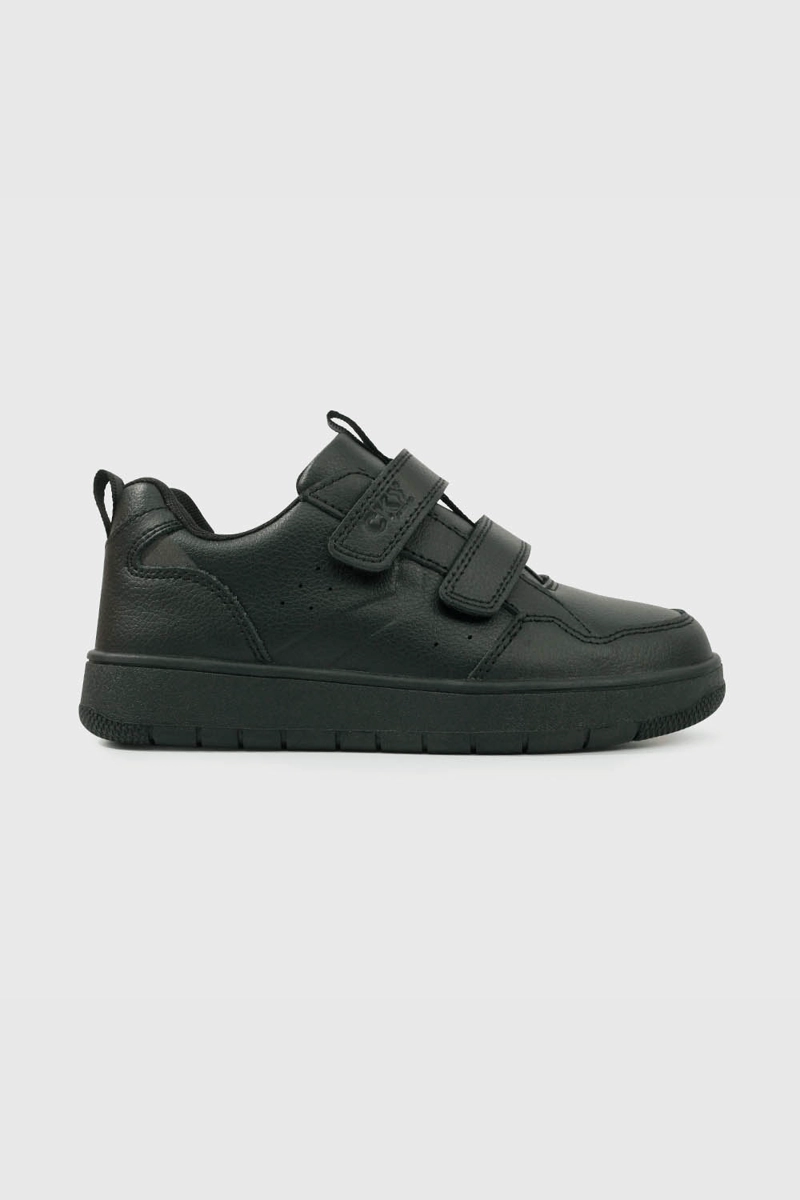 ZAPATILLA ESCOLAR NEGRA CON VELCRO UNISEX JUNIOR - 2
