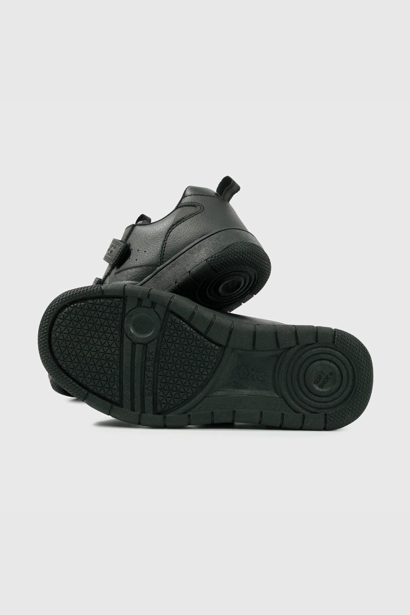 ZAPATILLA ESCOLAR NEGRA CON VELCRO UNISEX JUNIOR - 3