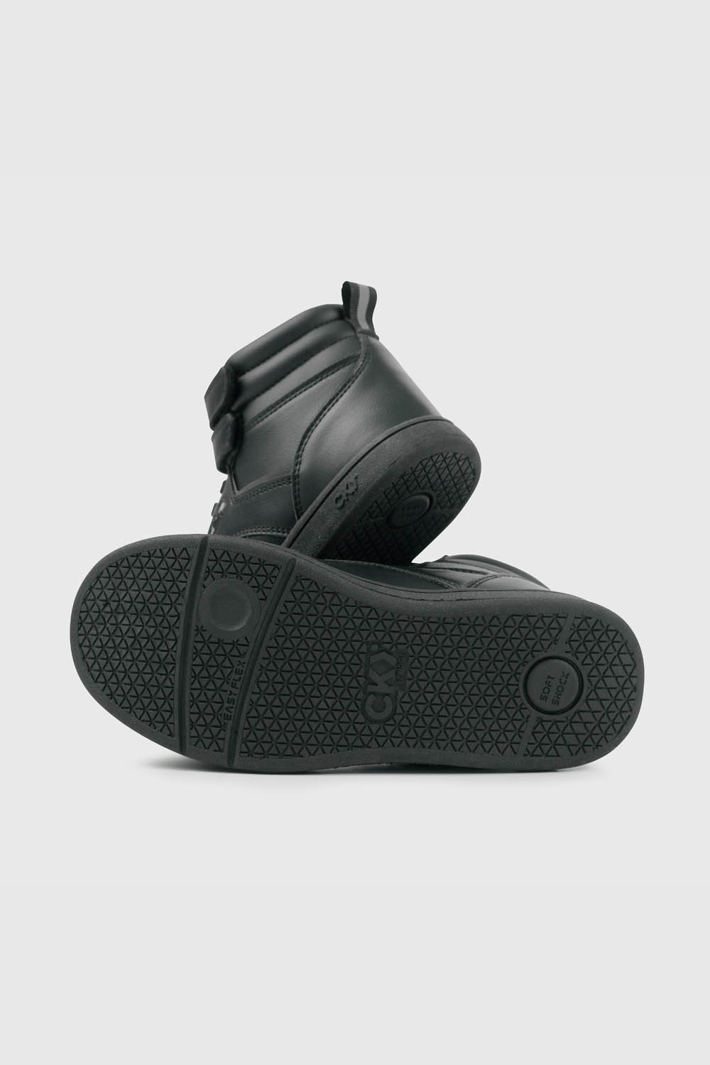 ZAPATILLA ESCOLAR NEGRA CAÑA ALTA CON VELCRO NIÑA 30 AL 41 - 3