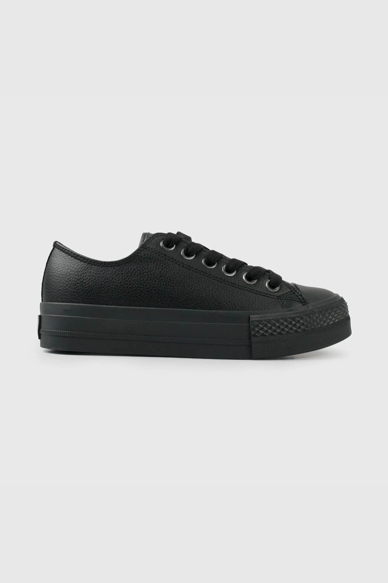 ZAPATILLA NEGRA CON PLATAFORMA - 2