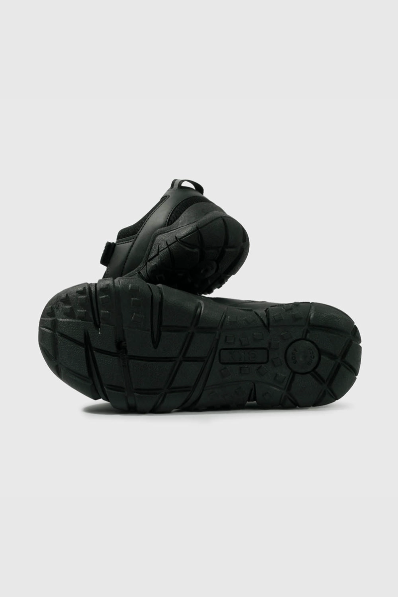 ZAPATO ESCOLAR NEGRO CON VELCRO - 3