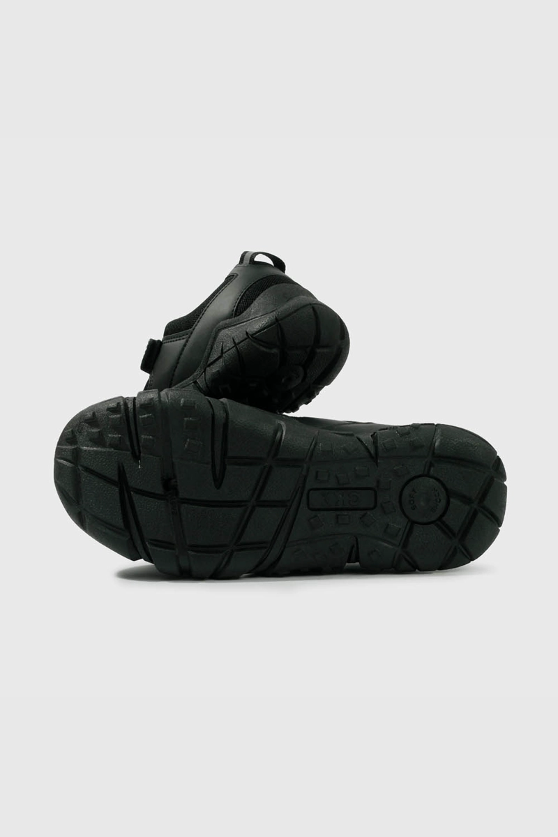 ZAPATO ESCOLAR NEGRO CON VELCRO - 3
