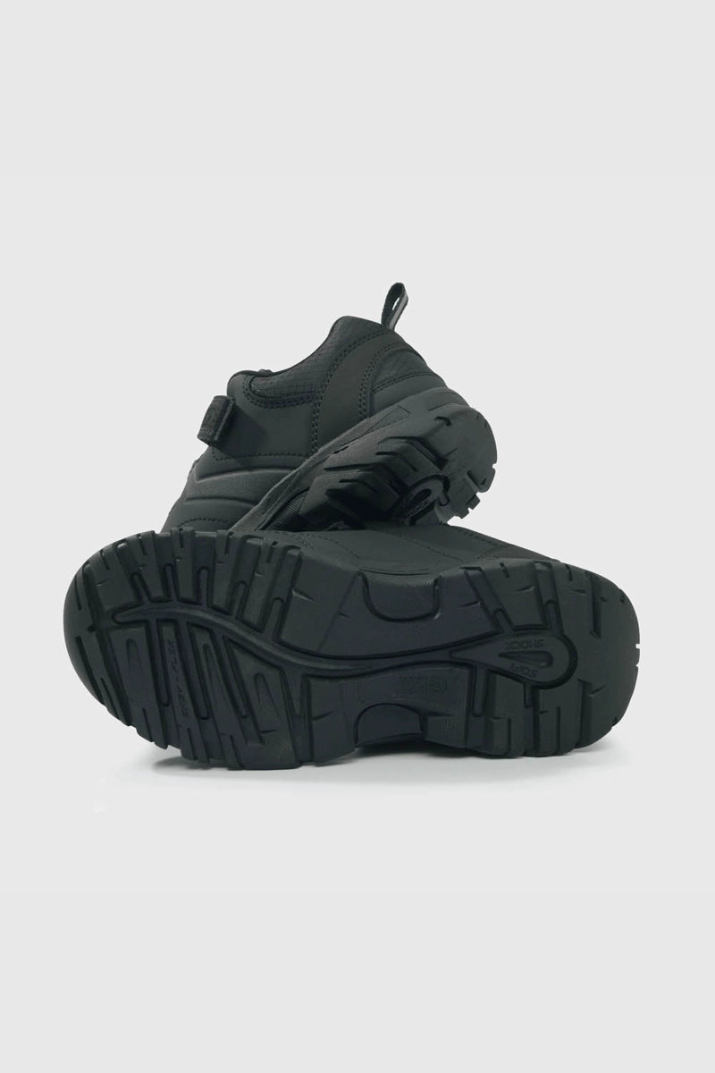 ZAPATO ESCOLAR NEGRO CON VELCRO PARA NIÑO - 3