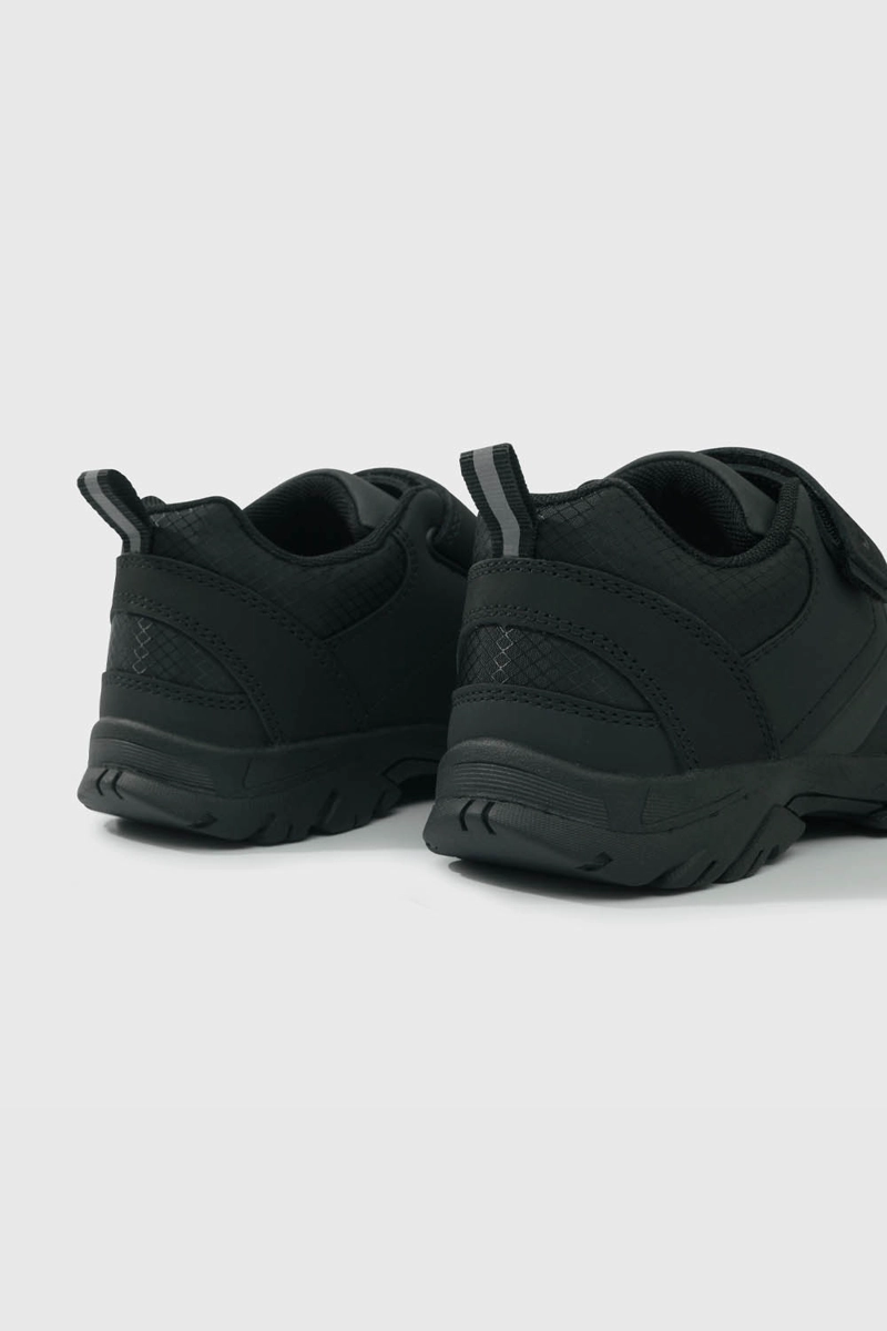 ZAPATO ESCOLAR NEGRO CON VELCRO PARA NIÑO - 5