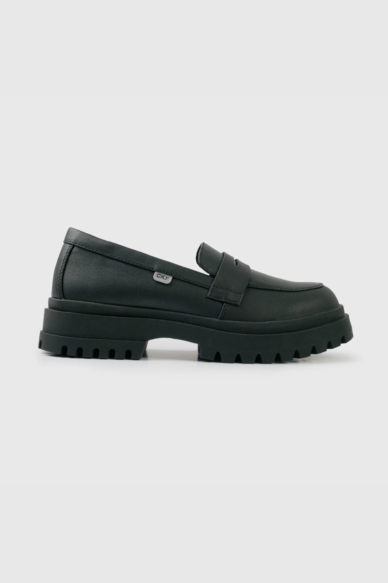 MOCASIN ESCOLAR NEGRO CON PLATAFORMA - 2