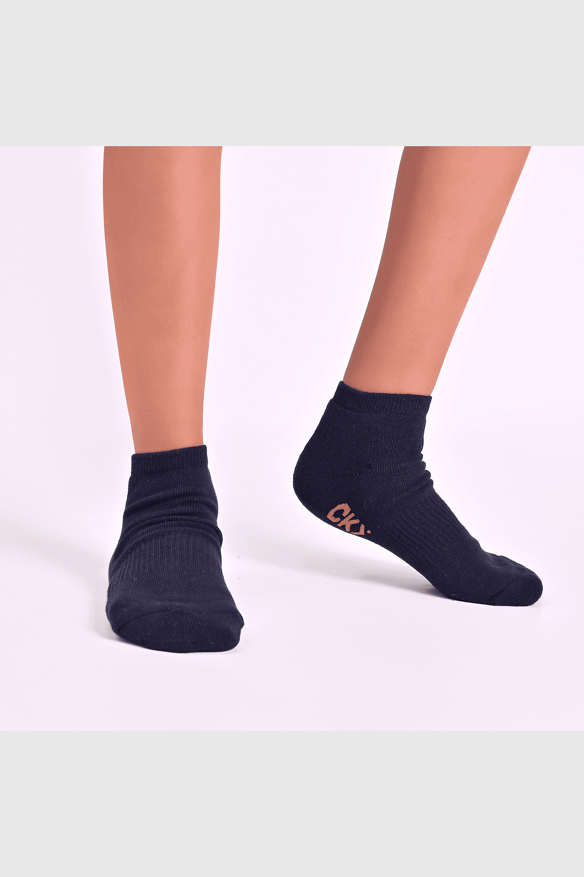 CALCETIN CORTO ESCOLAR UNISEX AZUL - 2