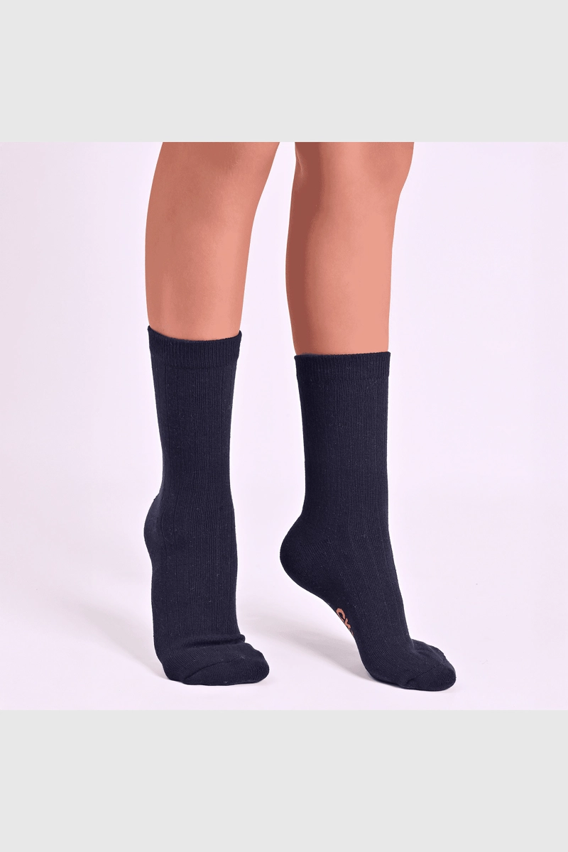 PACK X3 CALCETIN DEPORTIVO ESCOLAR AZUL UNISEX 38 AL 40 - 2