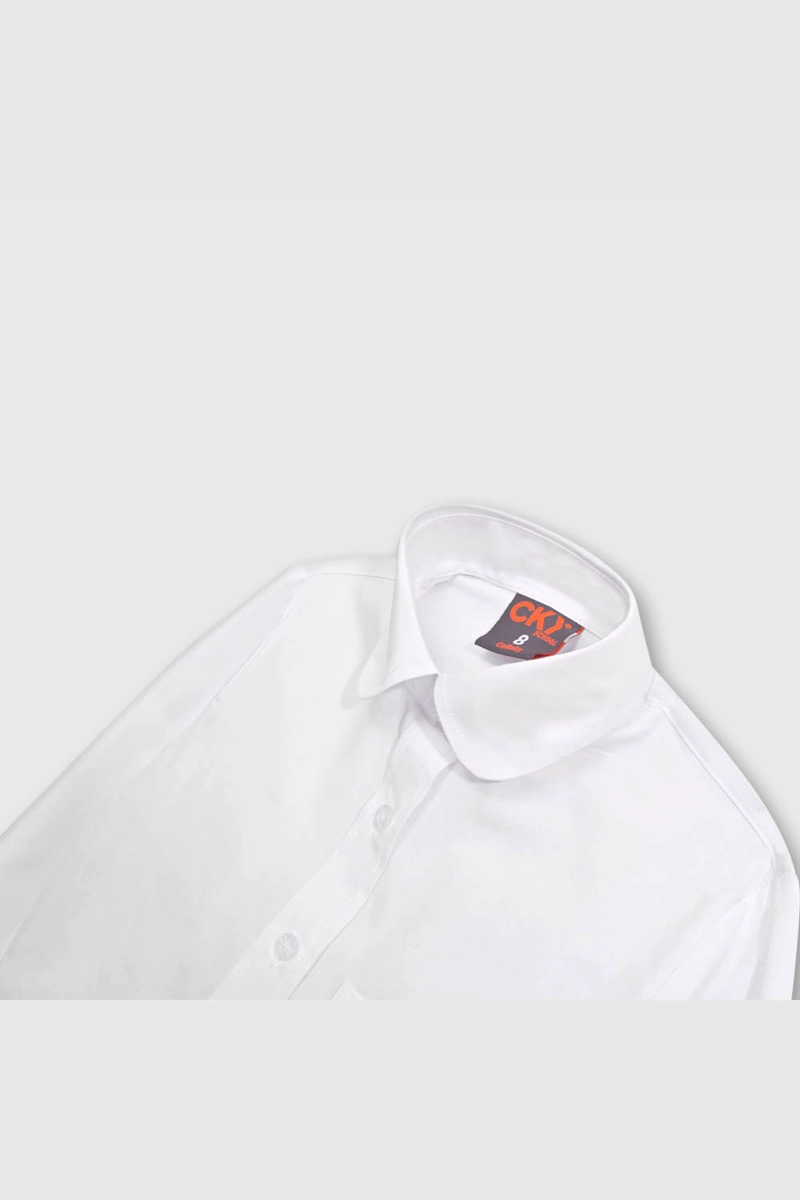 BLUSA ESCOLAR COLLOKY BLANCA NIÑA TALLA 6A A 16A - 3