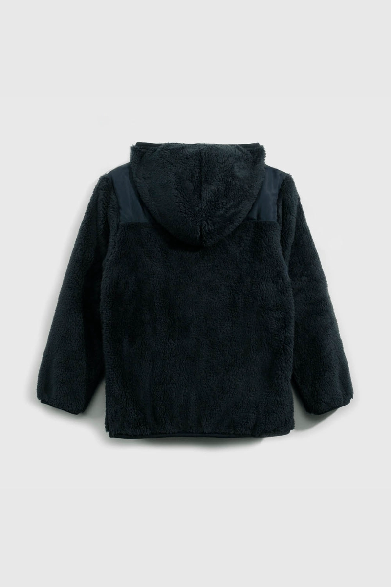 POLERON ESCOLAR AZUL ABRIGADO UNISEX - 2