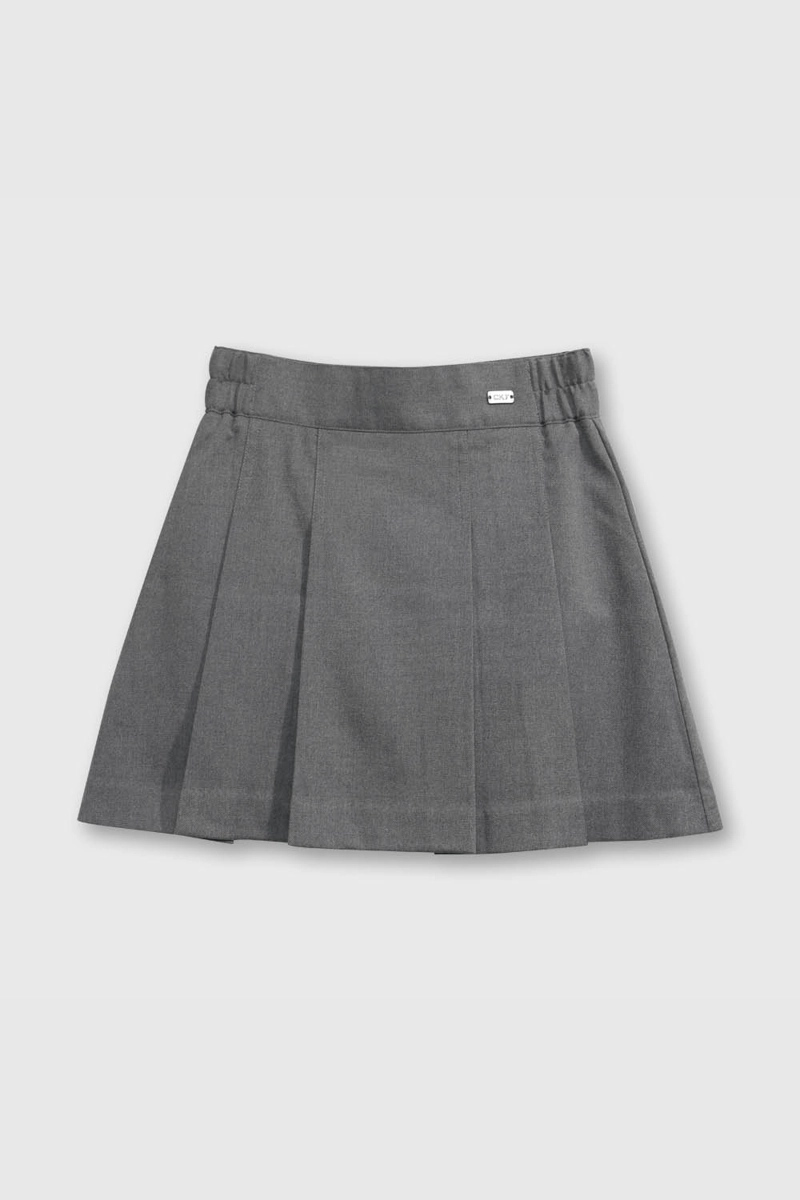 FALDA ESCOLAR GRIS - LIBERTAD Y ESTILO PARA TU NIÑA - 1