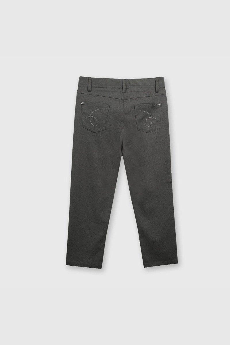 PANTALON ESCOLAR GRIS PARA NIÑAS - 2