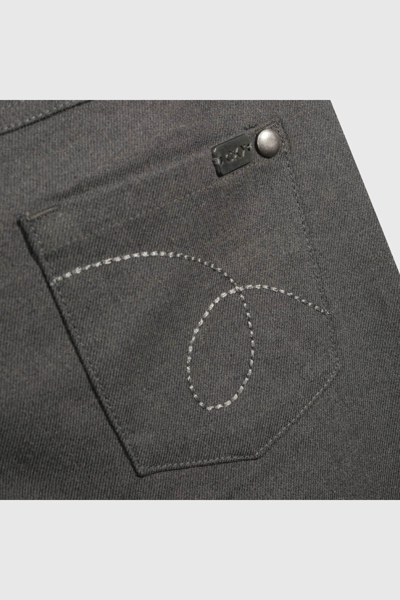 PANTALON ESCOLAR GRIS PARA NIÑAS - 4