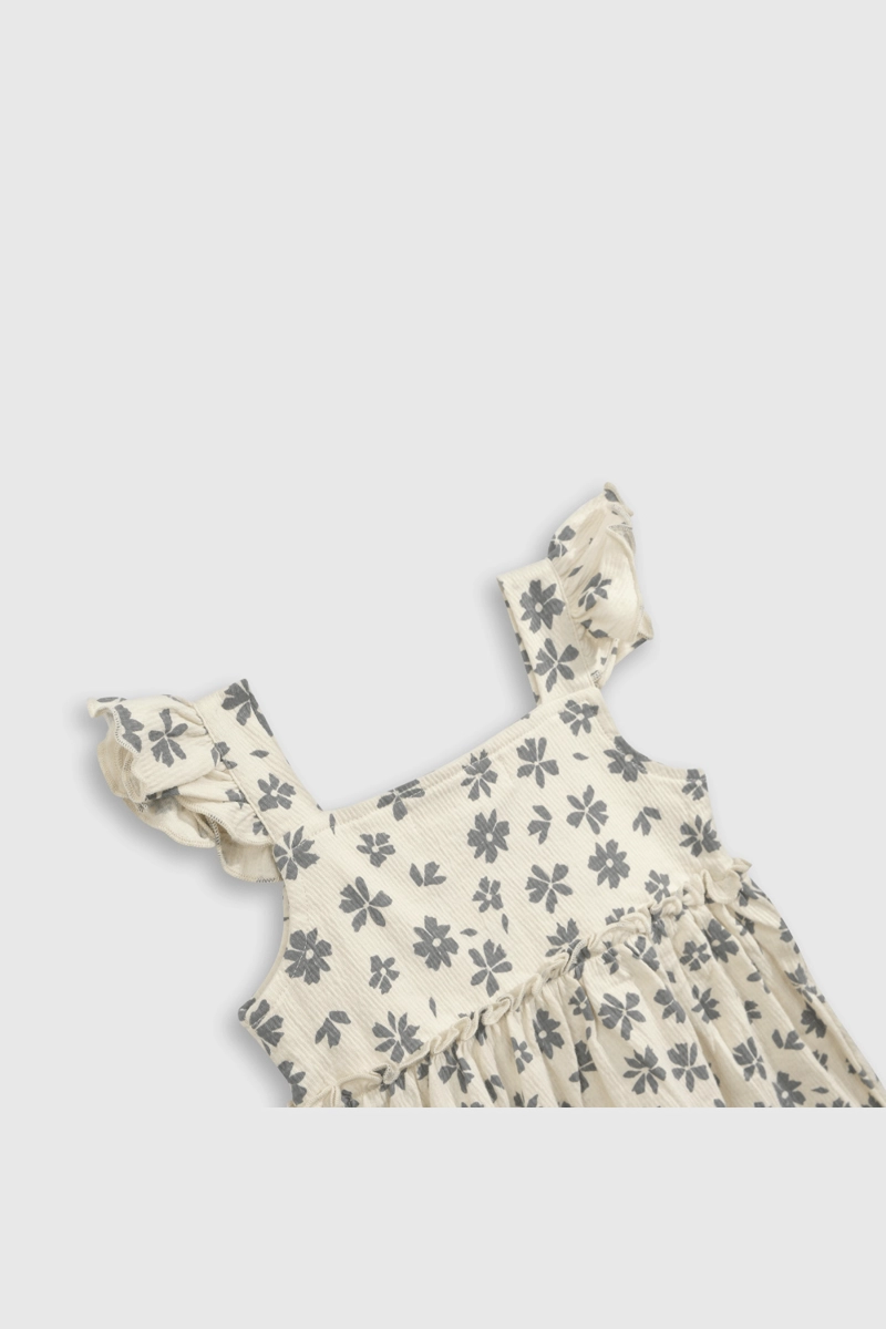 VESTIDO ALGODÓN NIÑA COLLOKY BEIGE 55629 - 3