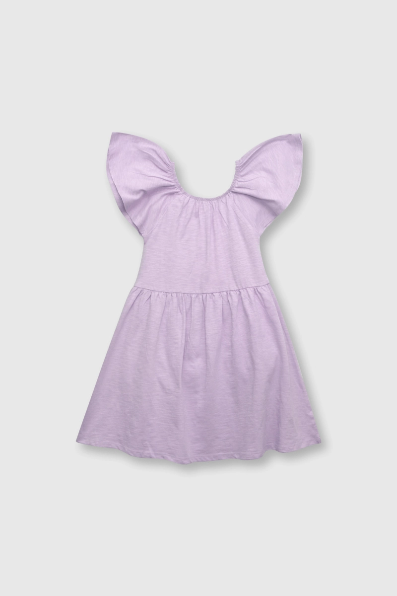 VESTIDO ALGODÓN NIÑA COLLOKY MORADO 55630 - 1