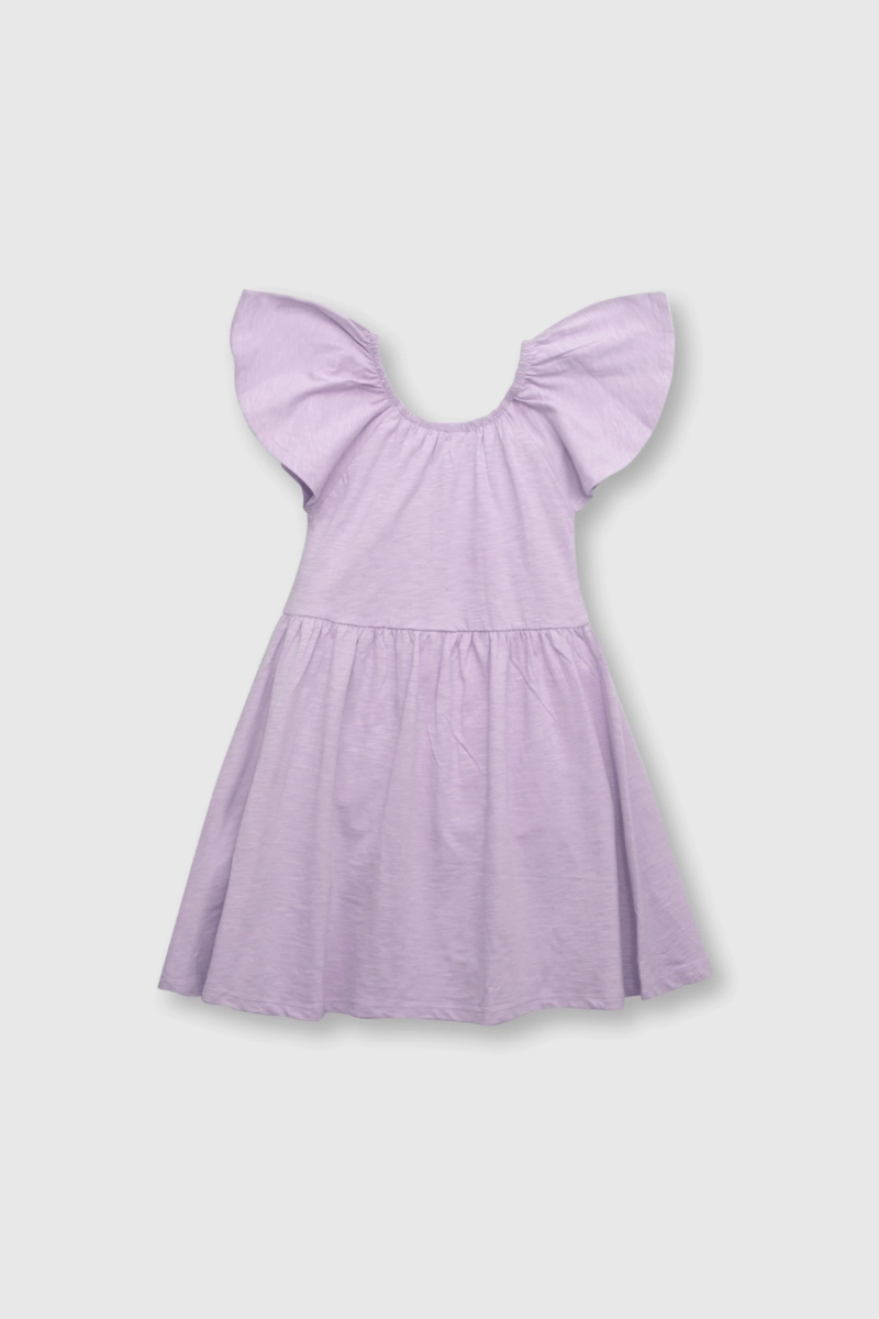 VESTIDO ALGODÓN NIÑA COLLOKY MORADO 55630 - 2