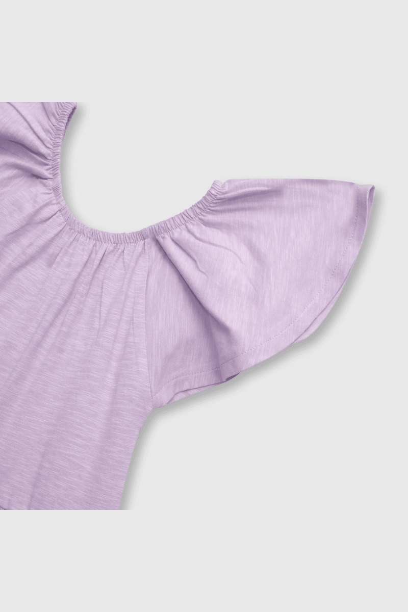 VESTIDO ALGODÓN NIÑA COLLOKY MORADO 55630 - 3