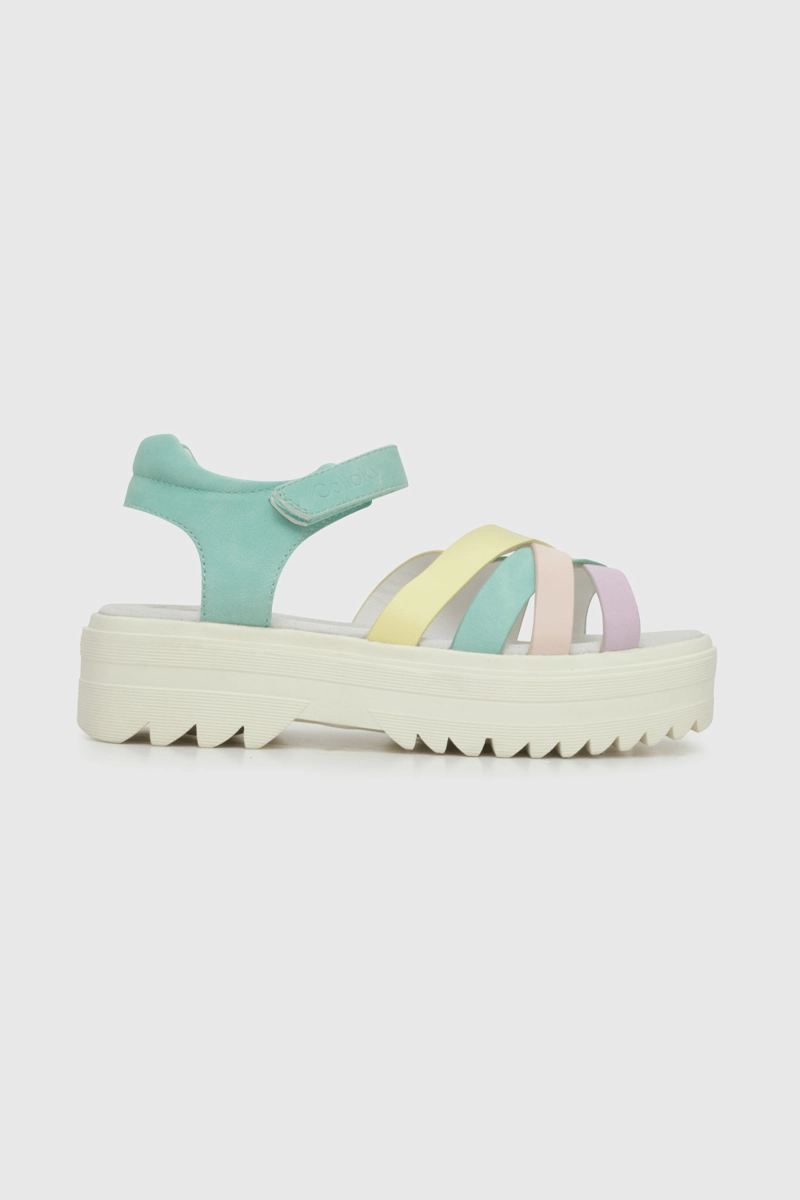 SANDALIA NIÑA  MULTICOLOR COLLOKY - 2