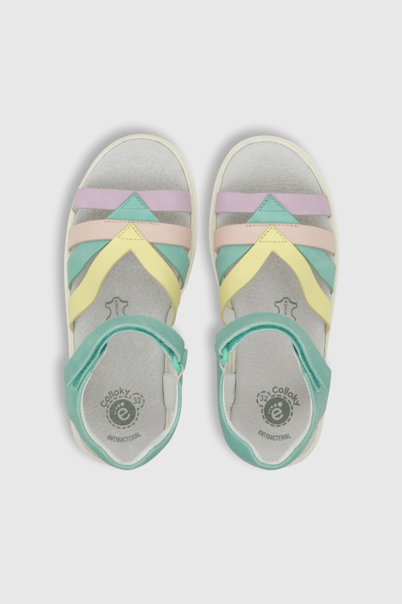 SANDALIA NIÑA  MULTICOLOR COLLOKY - 4
