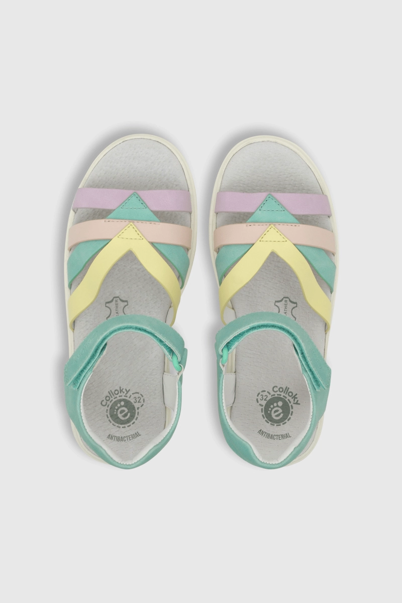 SANDALIA NIÑA  MULTICOLOR COLLOKY - 4