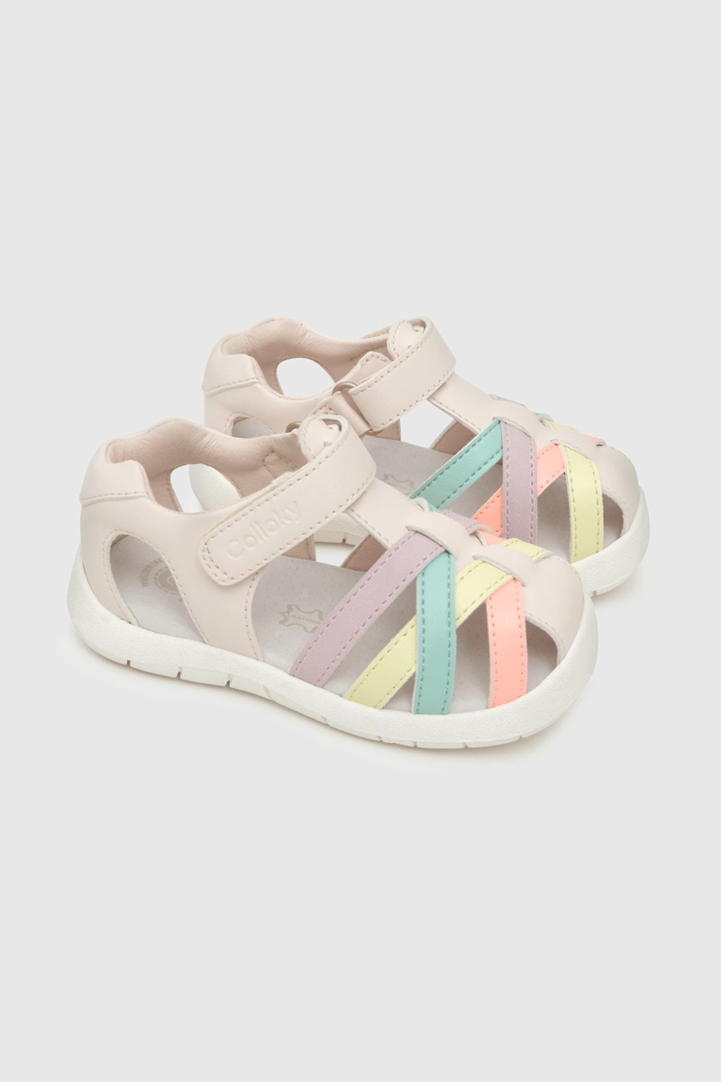 SANDALIA NIÑA  MULTICOLOR COLLOKY - 1