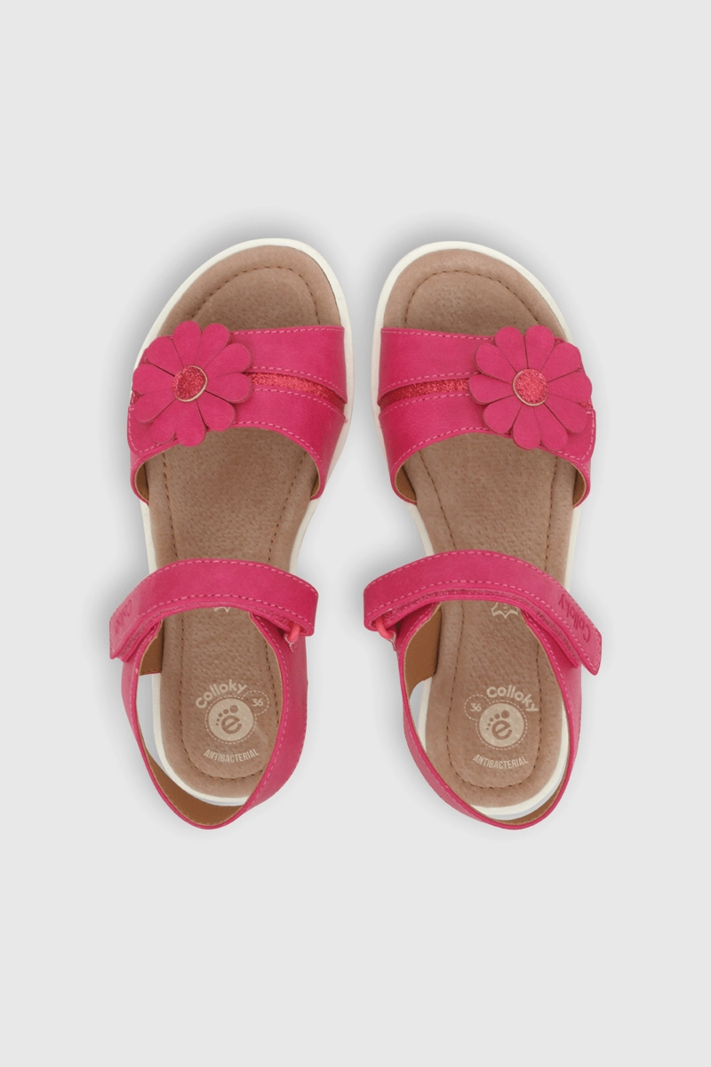 SANDALIA NIÑA  FUCSIA COLLOKY - 4
