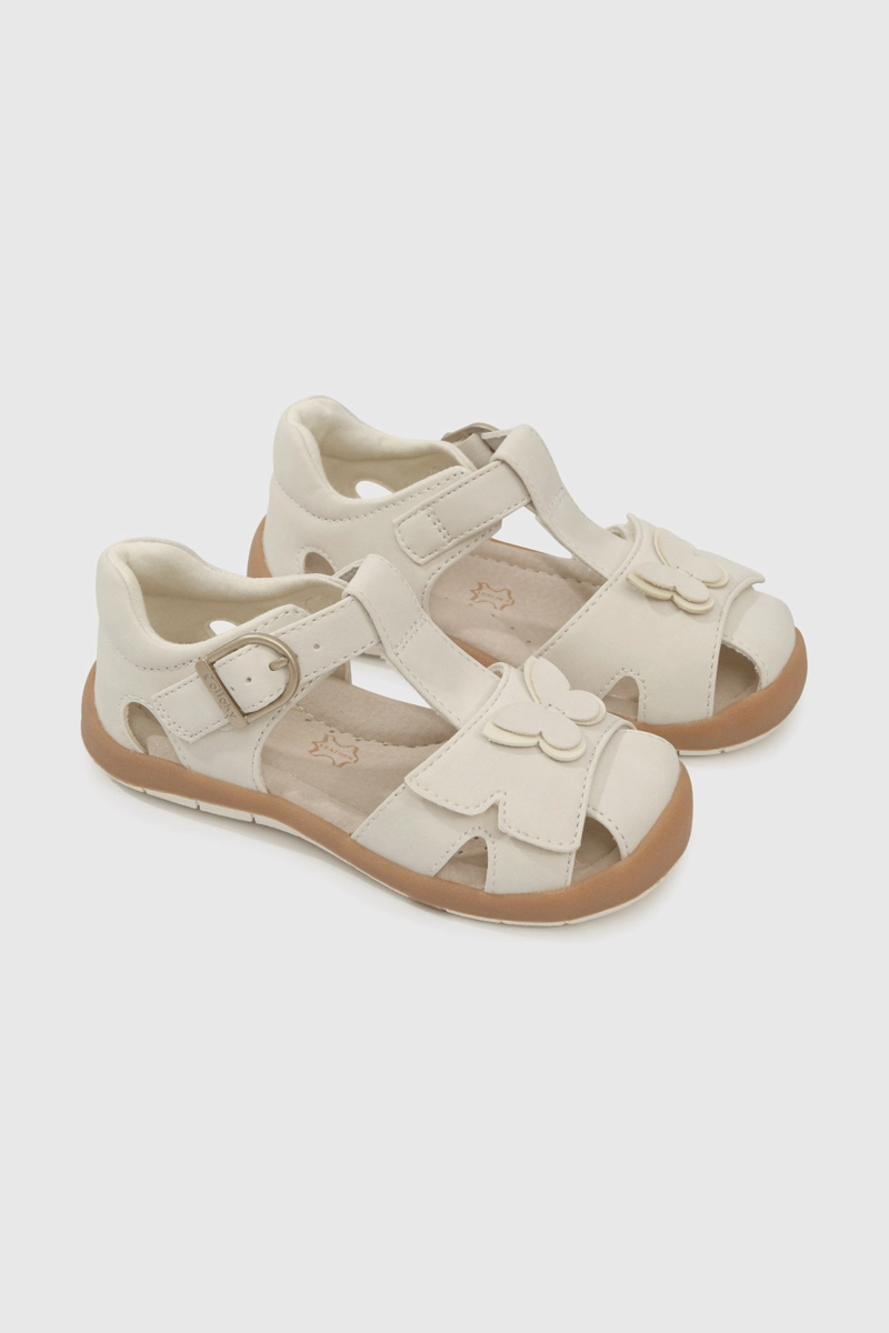 SANDALIA NIÑA  BEIGE COLLOKY - 1