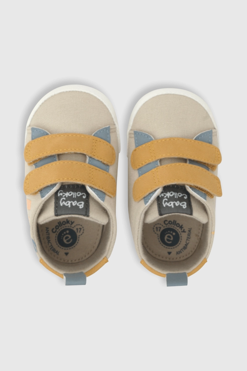 ZAPATILLA NIÑO  BEIGE COLLOKY - 4