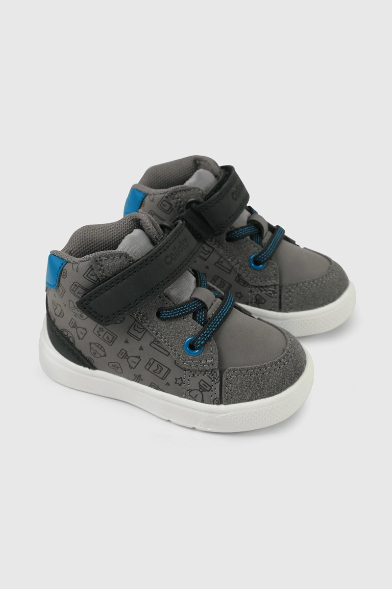 ZAPATILLA NIÑO  NEGRO COLLOKY - 1