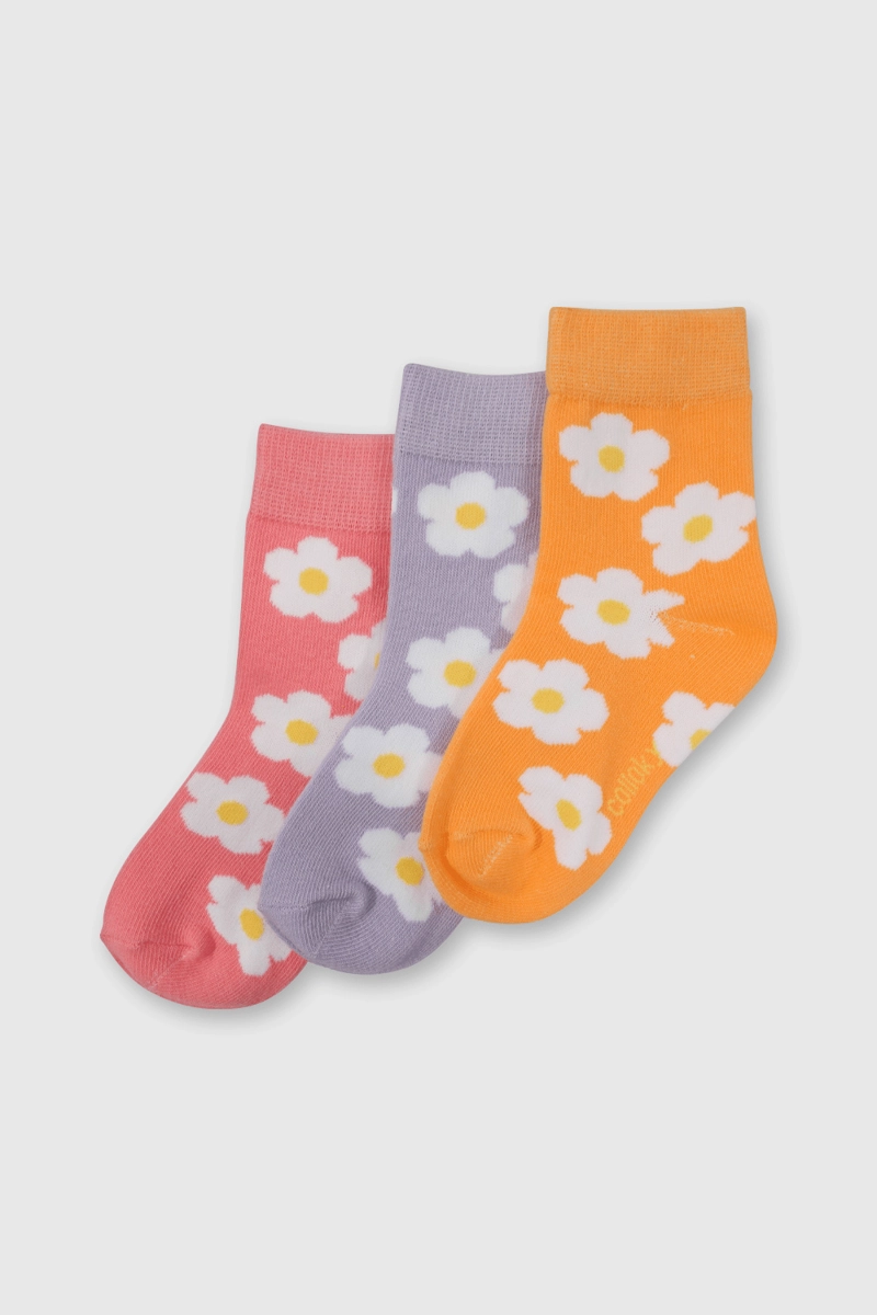 CALCETÍN ALGODÓN NIÑA COLLOKY MULTICOLOR 55216 - 1