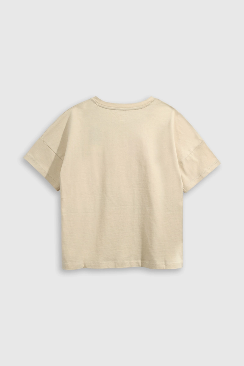 POLERA ALGODÓN NIÑA COLLOKY BEIGE EVERY DAY 55269 - 2