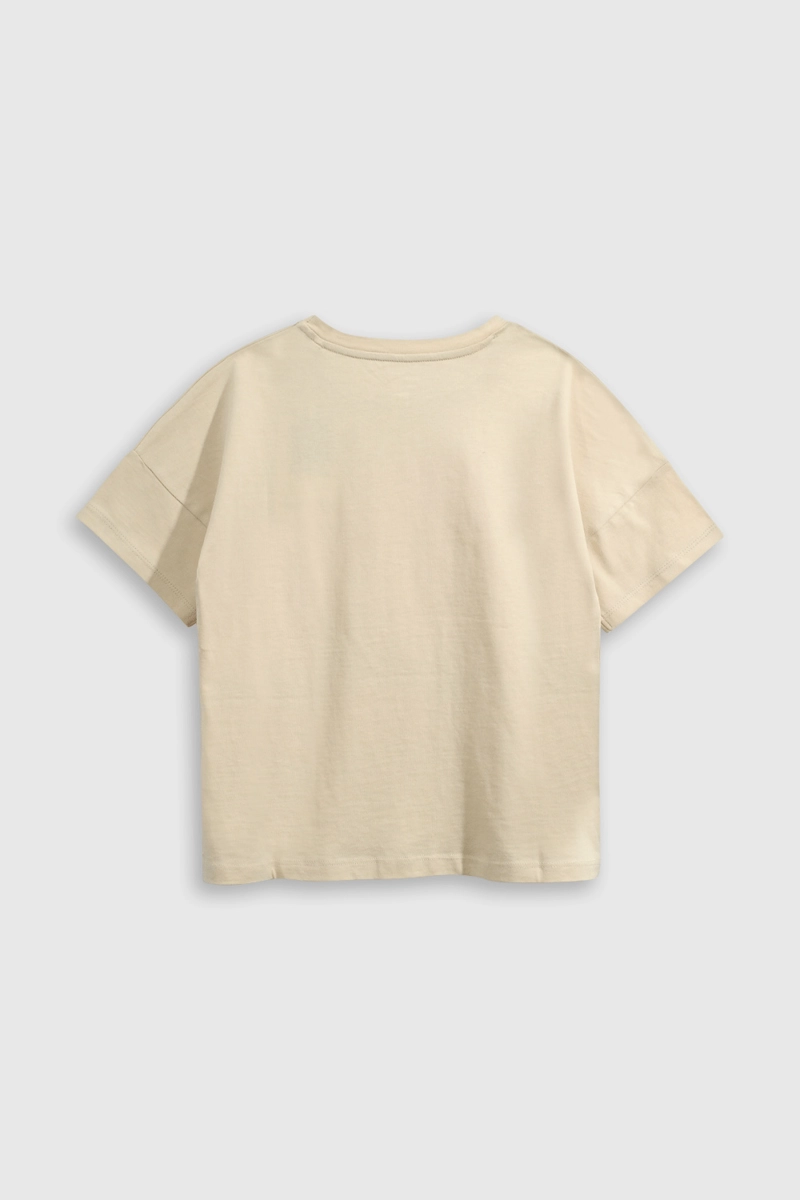 POLERA ALGODÓN NIÑA COLLOKY BEIGE EVERY DAY 55269 - 2