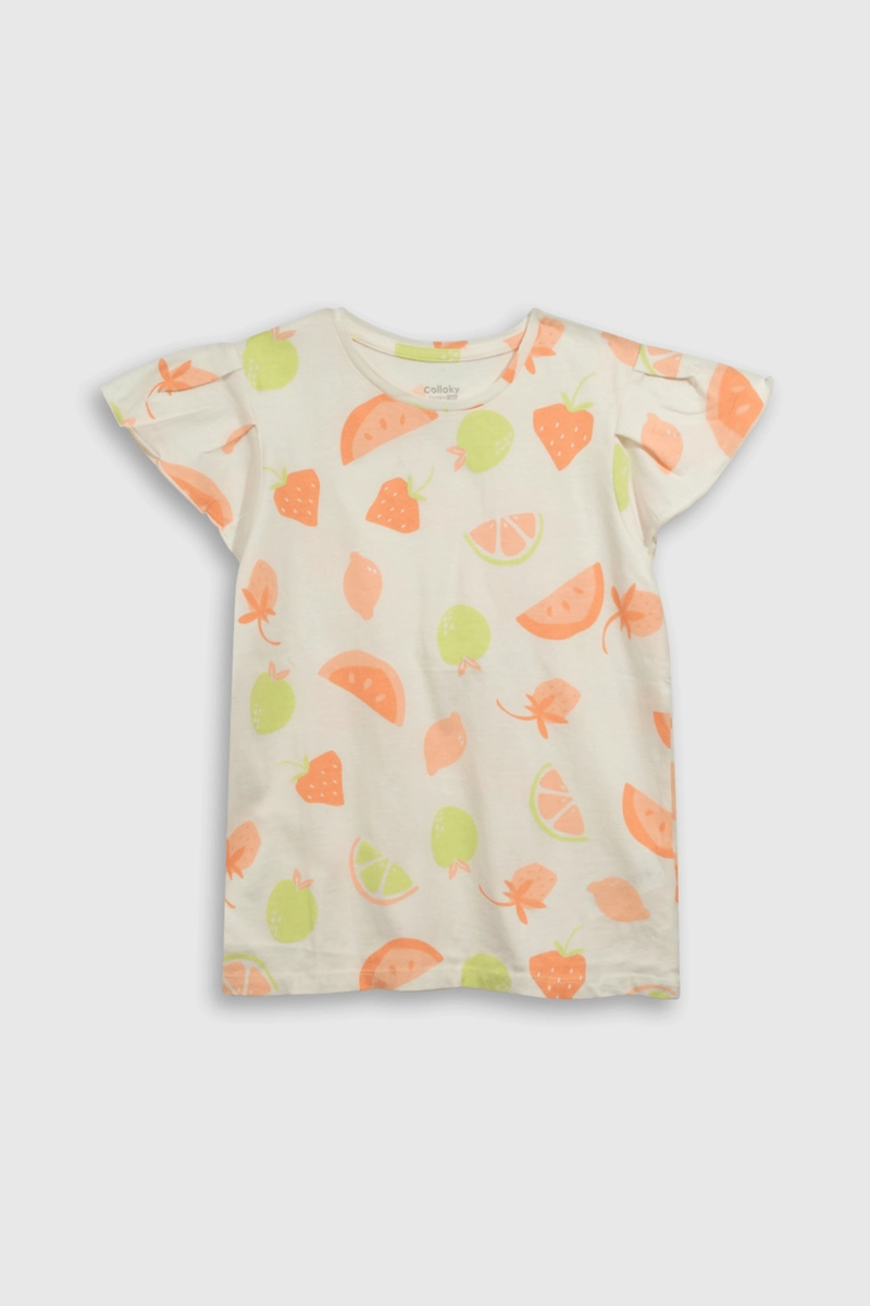 POLERA ALGODÓN NIÑA COLLOKY BLANCO EVERY DAY 55611 - 1